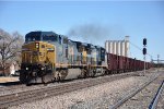 Ballast train eases west